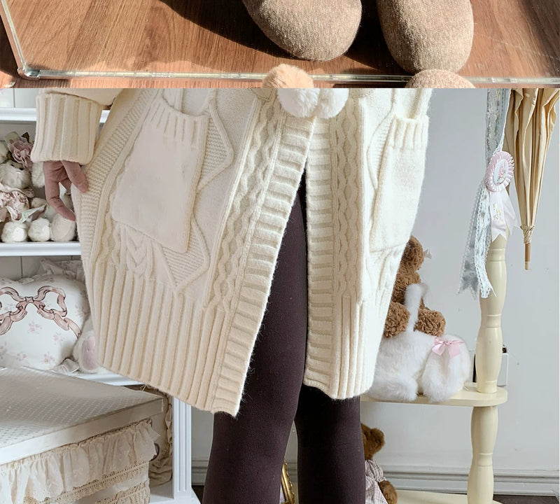 roji roji - Ribbed Fleece Basics - Tights with Ribbed Texture and Footed or Stirrup Styles