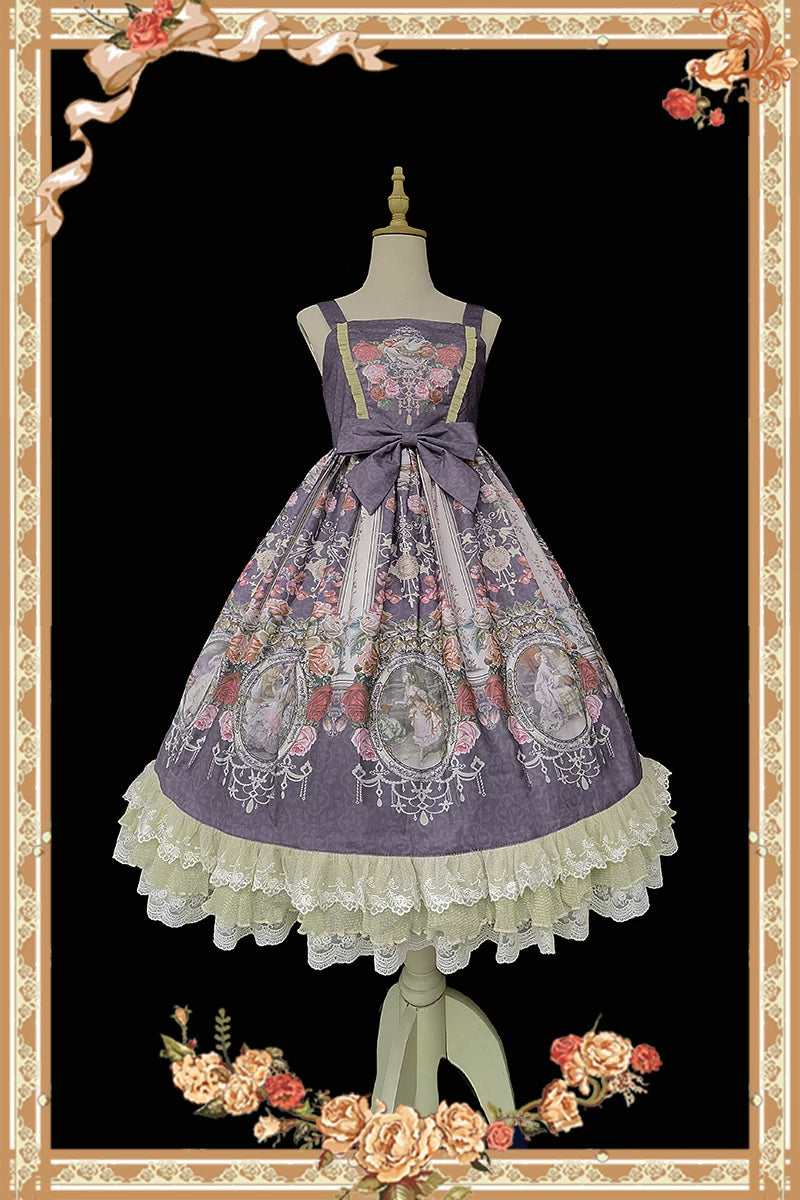 Infanta - Royal Fresco - Brushed Print JSK