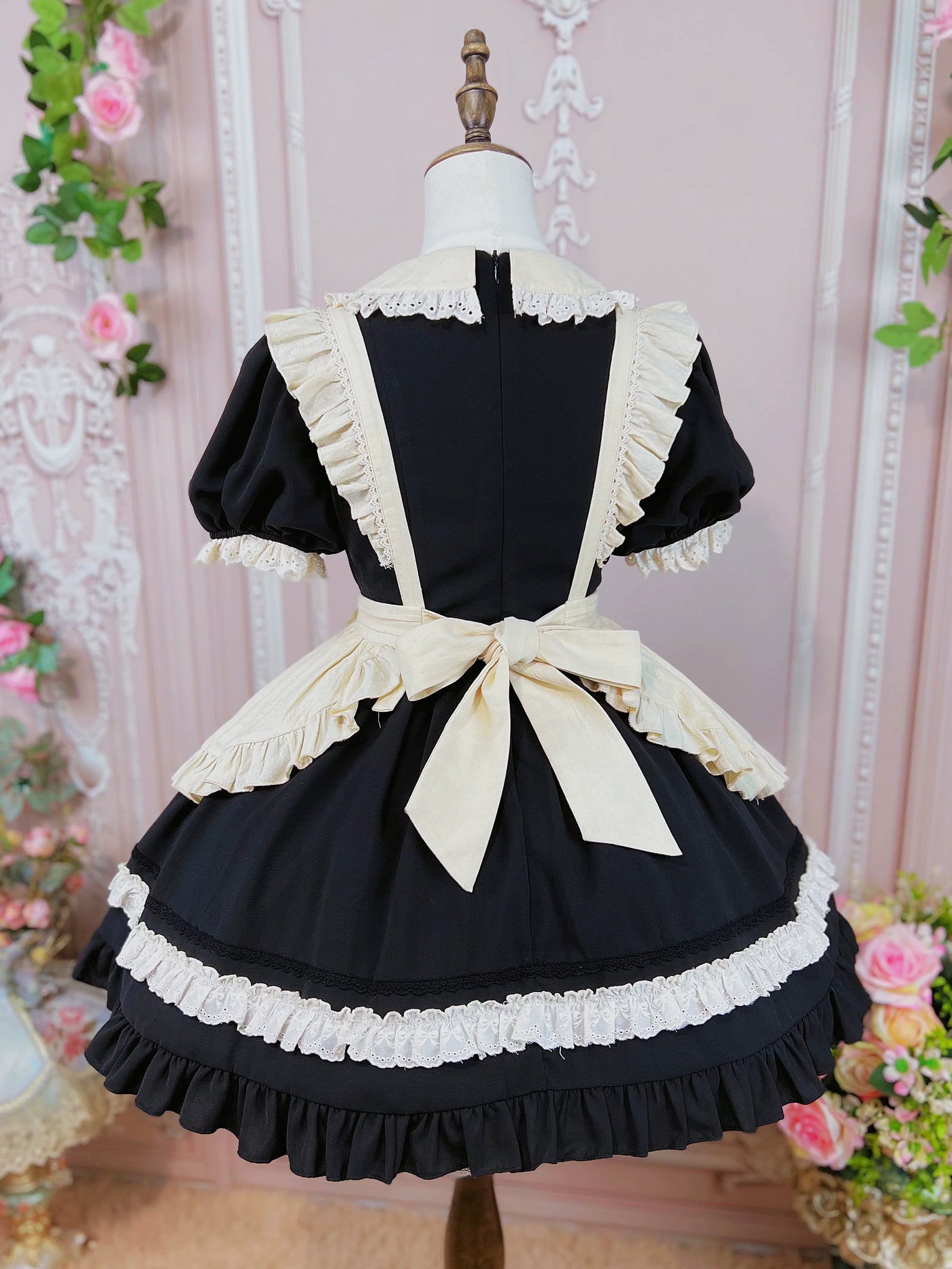 DMFS Lolita - DMFS - Piaget Servant / Maid Lolita OP Dress Vintage Lolita Dress