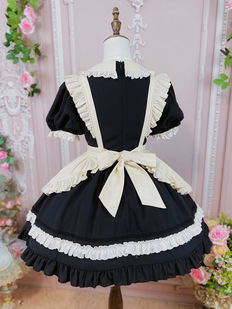 DMFS Lolita - DMFS - Piaget Servant / Maid Lolita OP Dress Vintage Lolita Dress