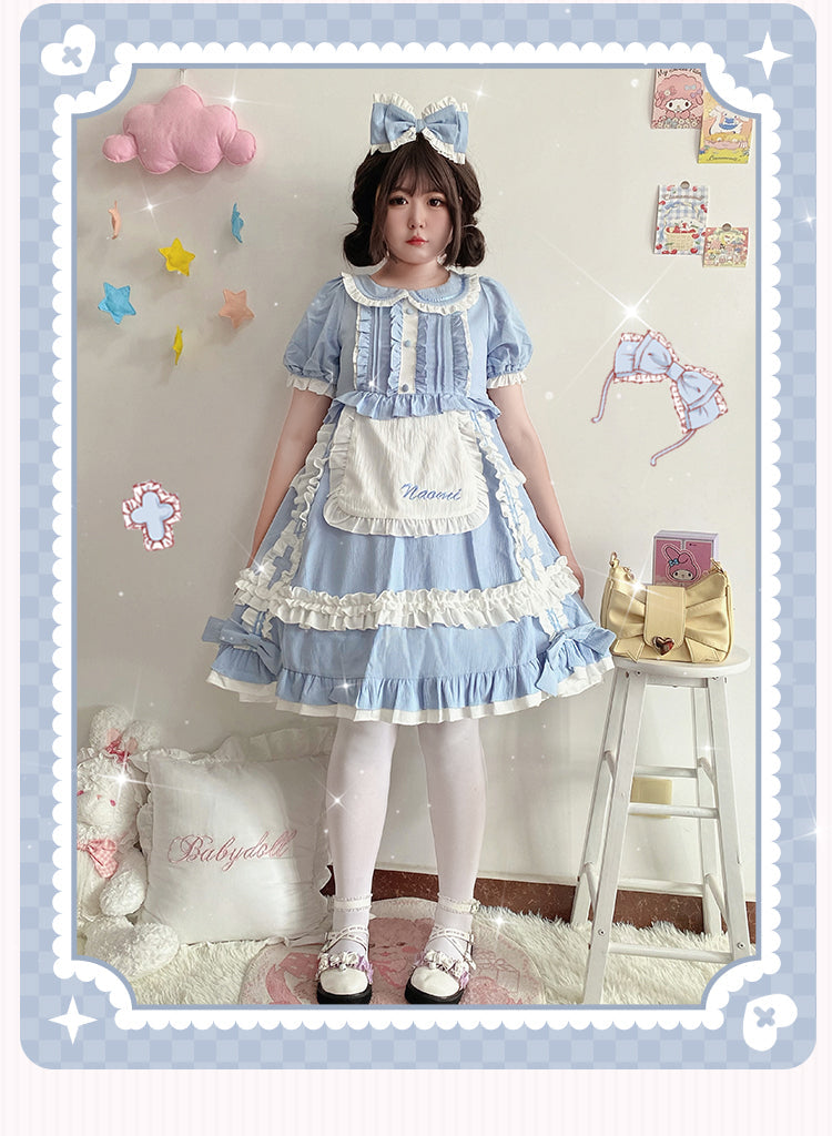 Niu Niu - Plus Size Lolita Nurse Summer OP - Dress OP Dress