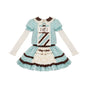 Cake-Embroidered Peter Pan Collar Loose OP - Ready-Stock Option / S