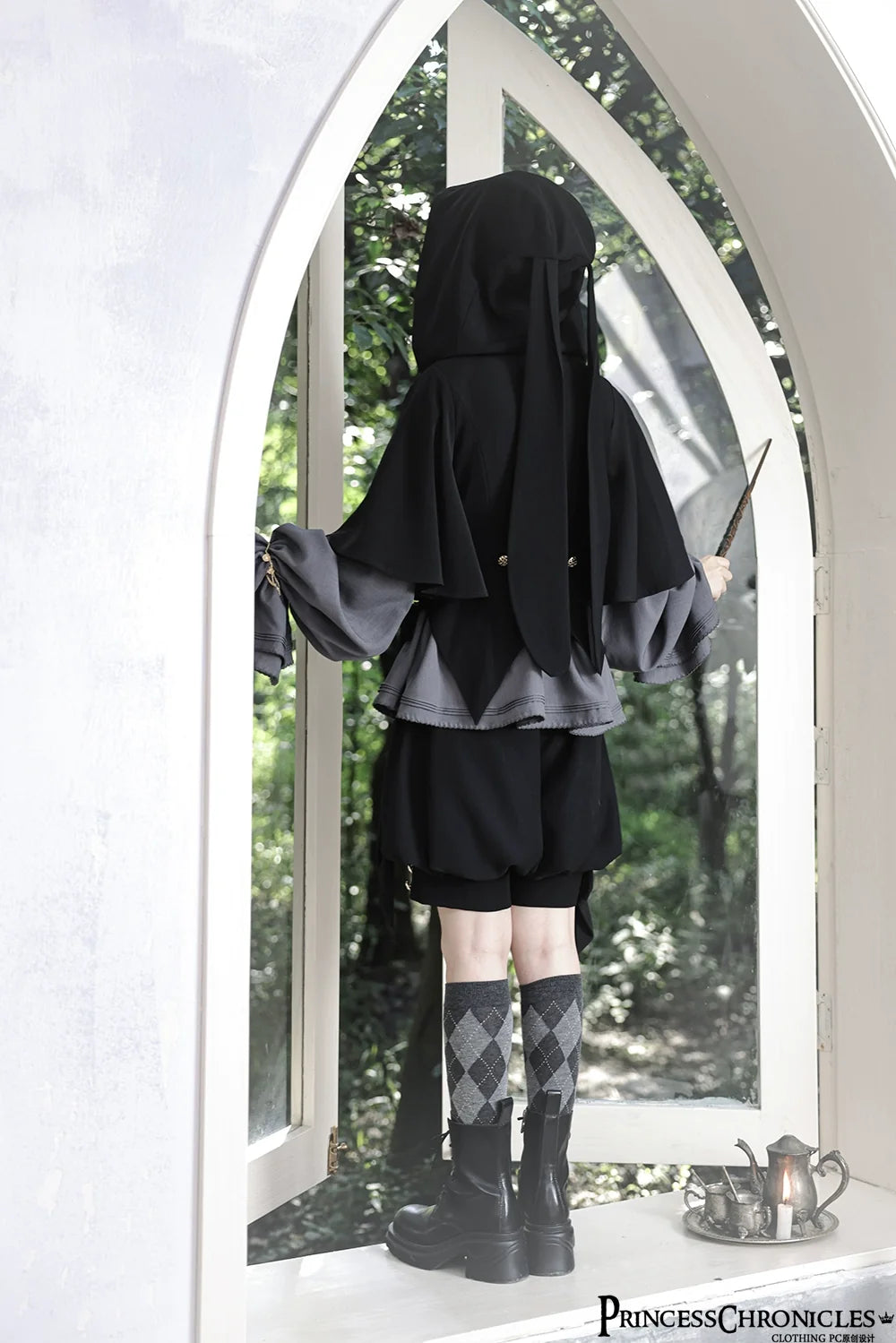 Princess Chronicles - Hunting Rabbit - Ouji Lolita Rabbit Ears Coat & Shirt Set