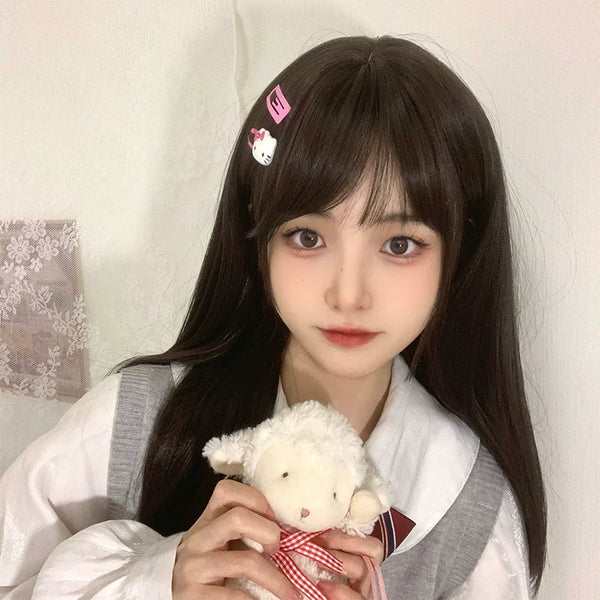 Sinwavy black-brown medium Lolita wig - view 1