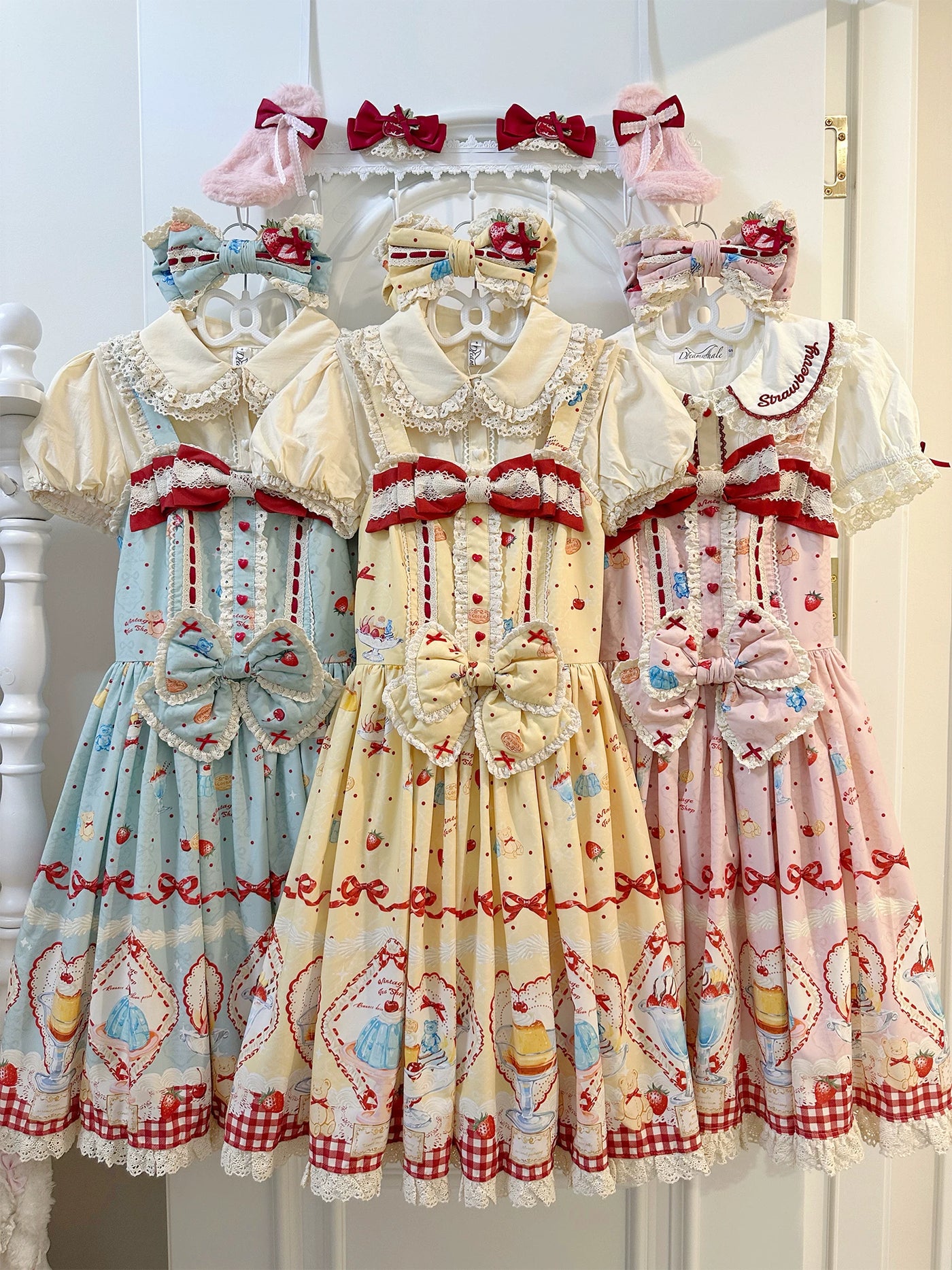 Showa Dessert Window - Retro Sweet JSK Dress Set - detail view 5
