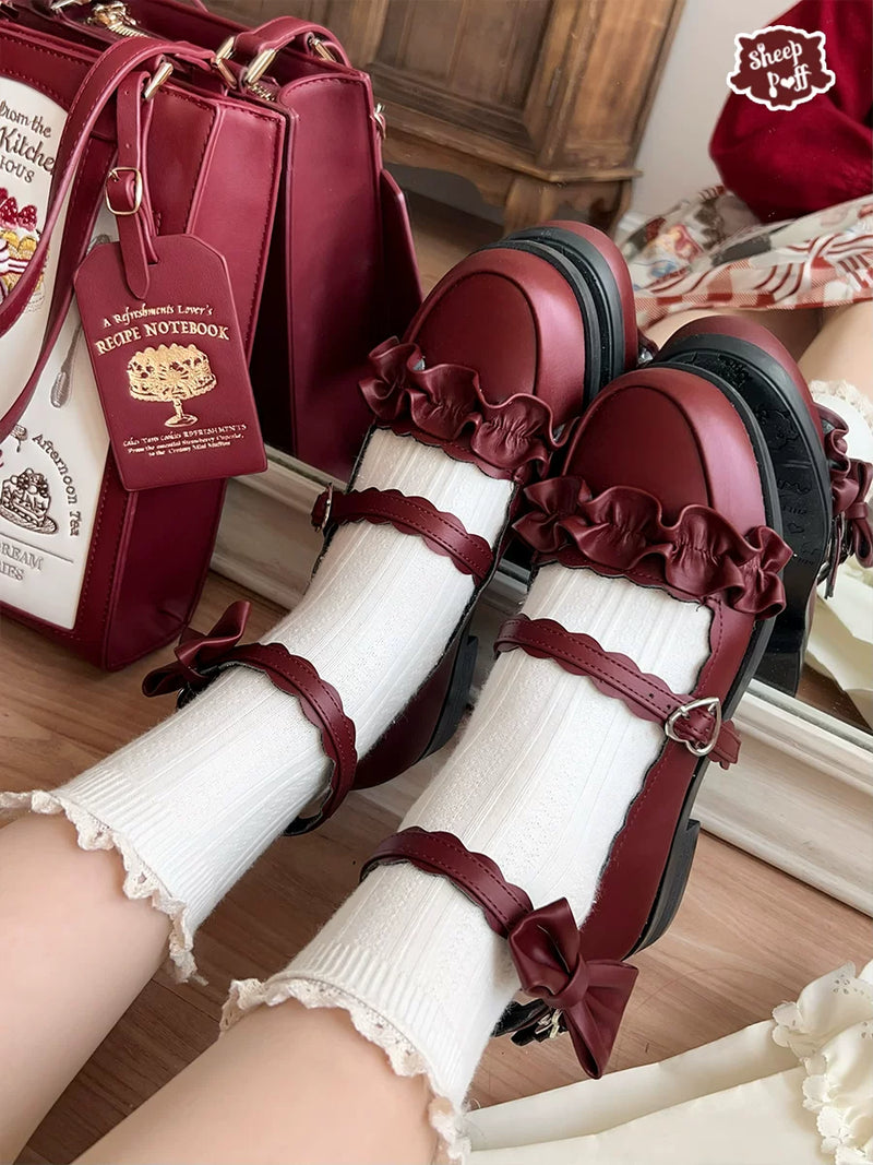 sheeppuff Melulu Satin Lolita Shoes