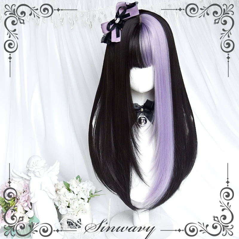 Black-purple layered Lolita wig - view 6