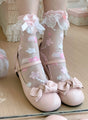 Pink, light-pink bow