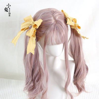 Xiaogui - Cosplay Double Ponytail Spiral - Lolita Hair Clips Headwear