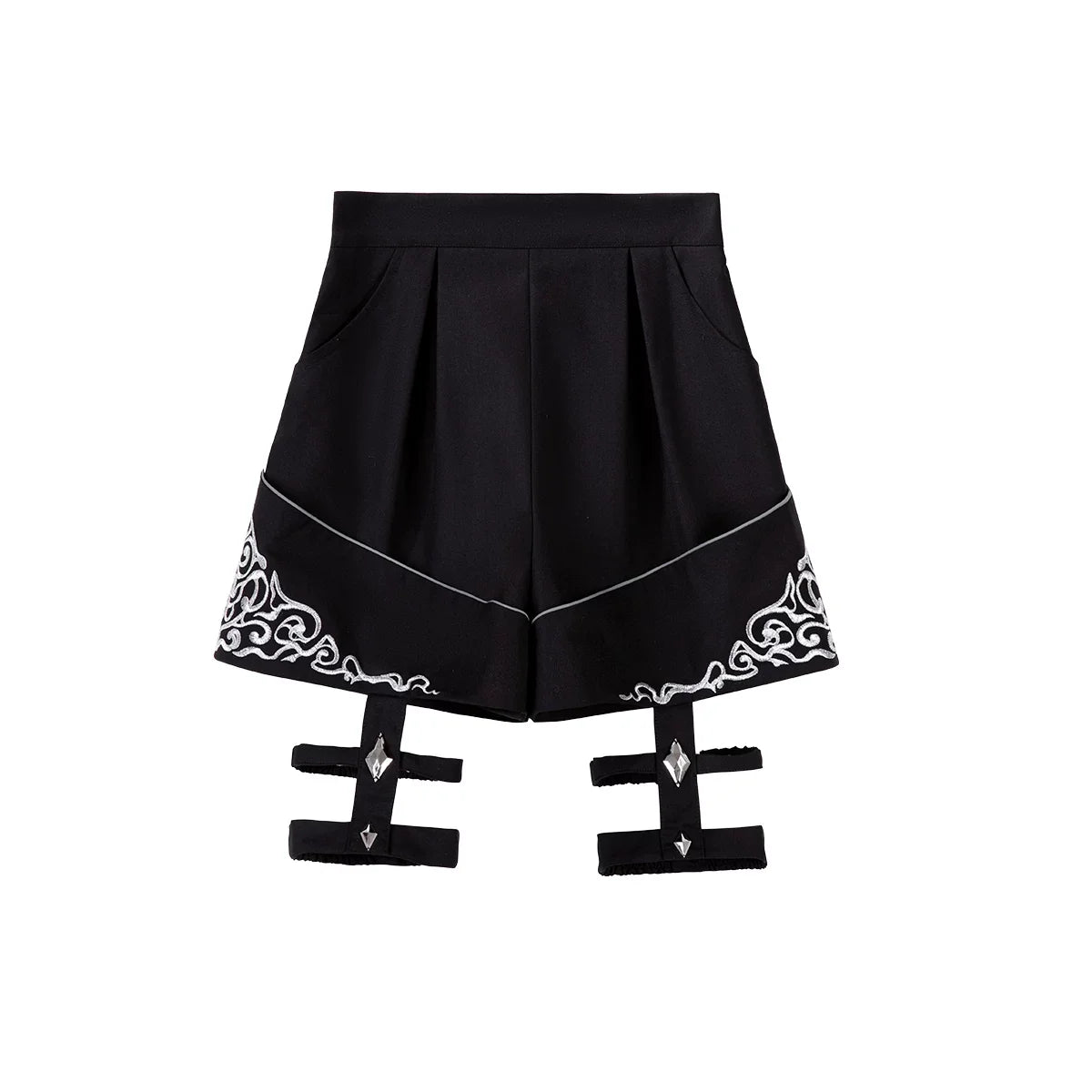 Your Princess - Oathbound Sword - Embroidery Ouji Lolita Set, High-Low Hem Coat