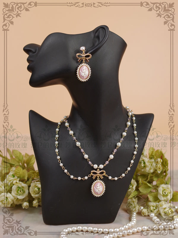 Rose of Sharon - Retro Lolita Necklace 4 Colors - Neckwear