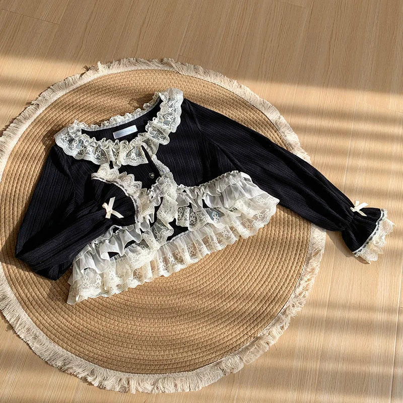 With PUJI - Ivory Tower - Classic Lolita Dress Collection, Full Skirt detail view 16