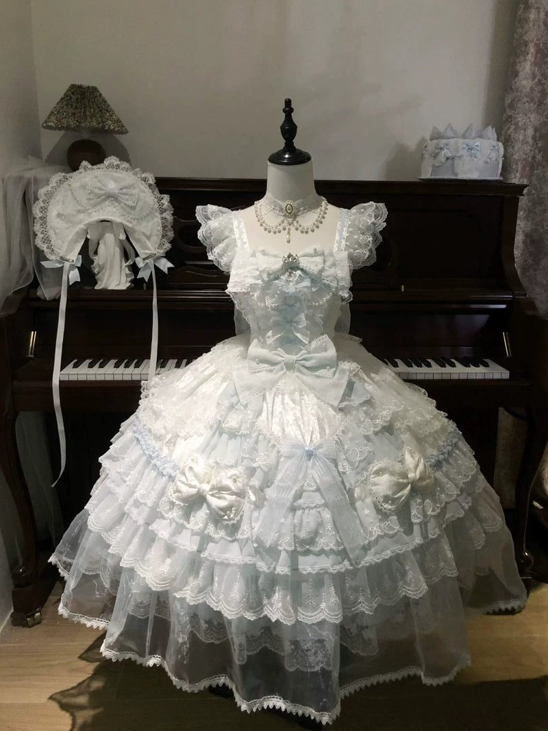 Pear Island Tea - Overture of Spring - Sweet lolita jumper skirt