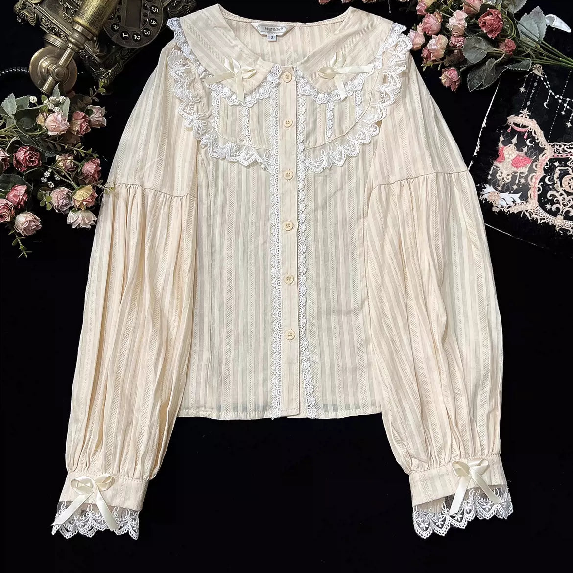 DMFS Lolita - Summer Short Sleeve Cotton Lolita - Blouse Innerwear