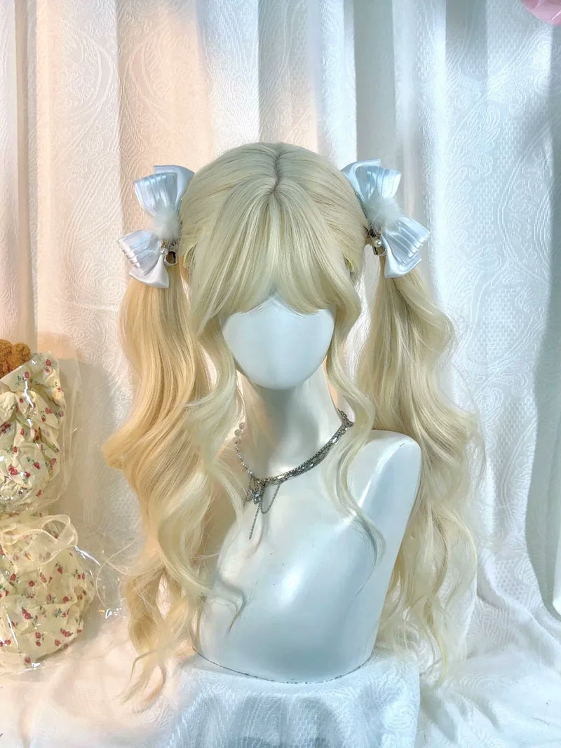 Kunkun Fish platinum Soy Milk Curl wig - view 3