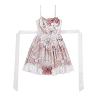 Sweet Promise - Pink Ribbon Princess - Pink JSK with Lace-Trimmed Ruffles - JSK / S