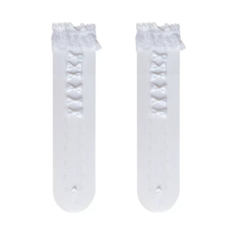 DarkRuby Doris in Dreamland bow-lace Lolita socks - view 5