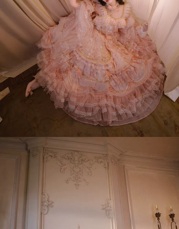 Cat Fairy - Princess on the Run - Misty Pink Lolita JSK