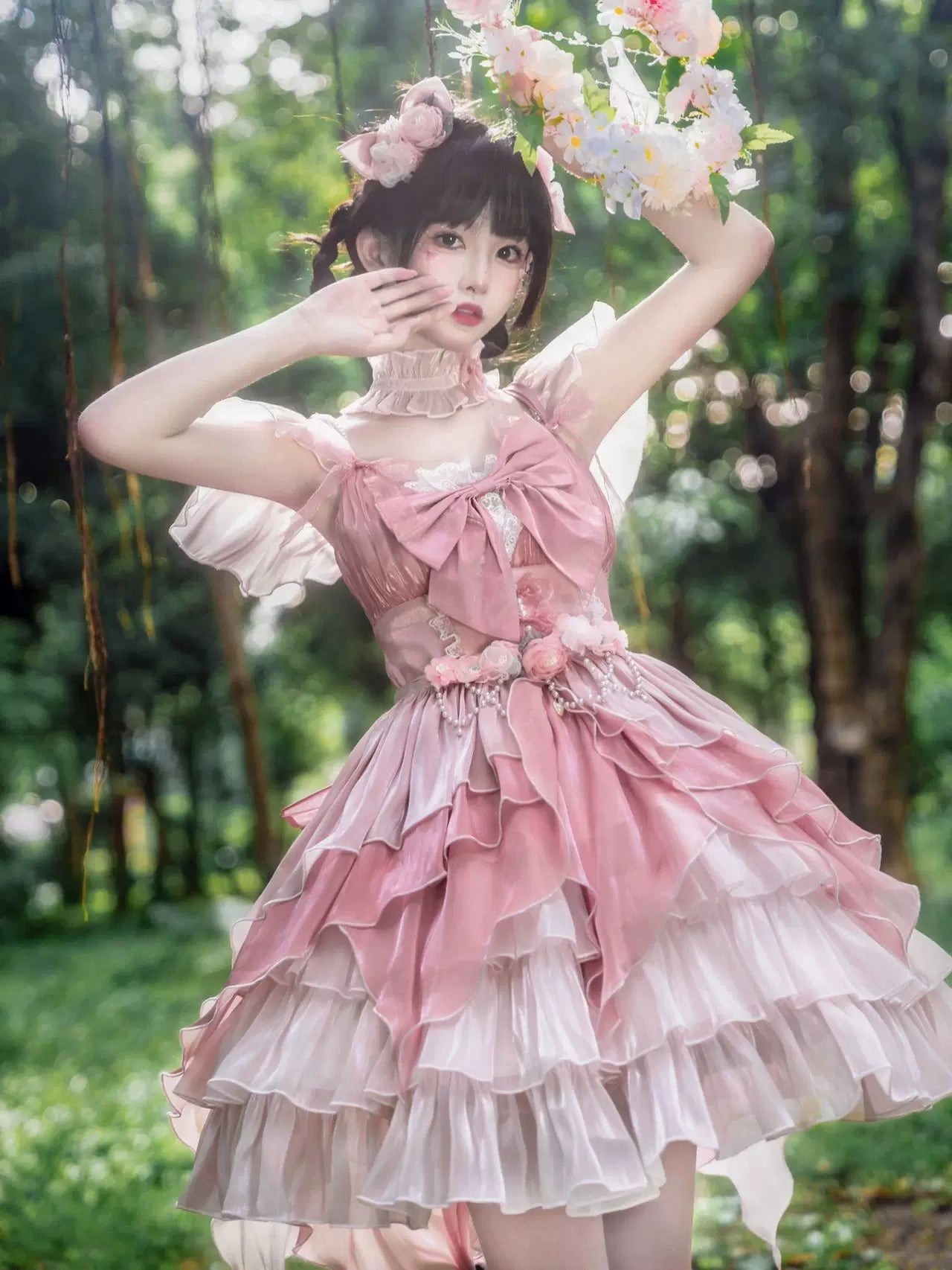 Pink Wedding Lolita JSK Lolita accessory product view