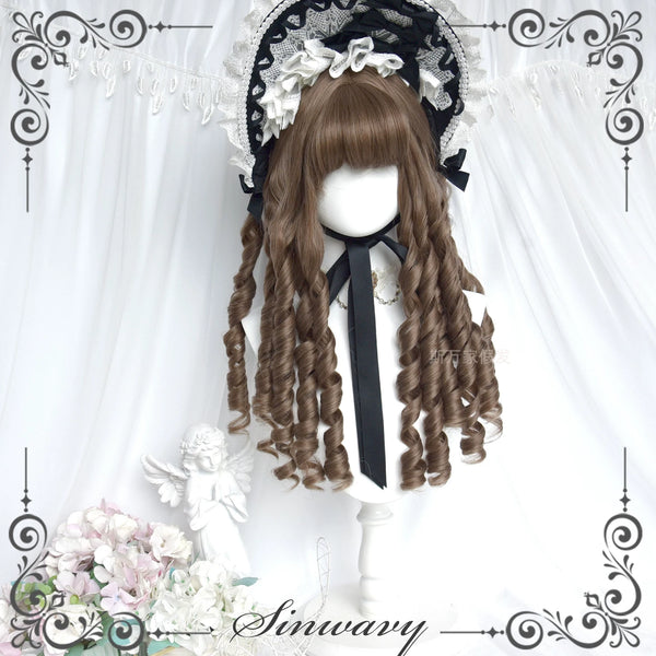 Sinwavy flax-brown Roman curl wig - view 1