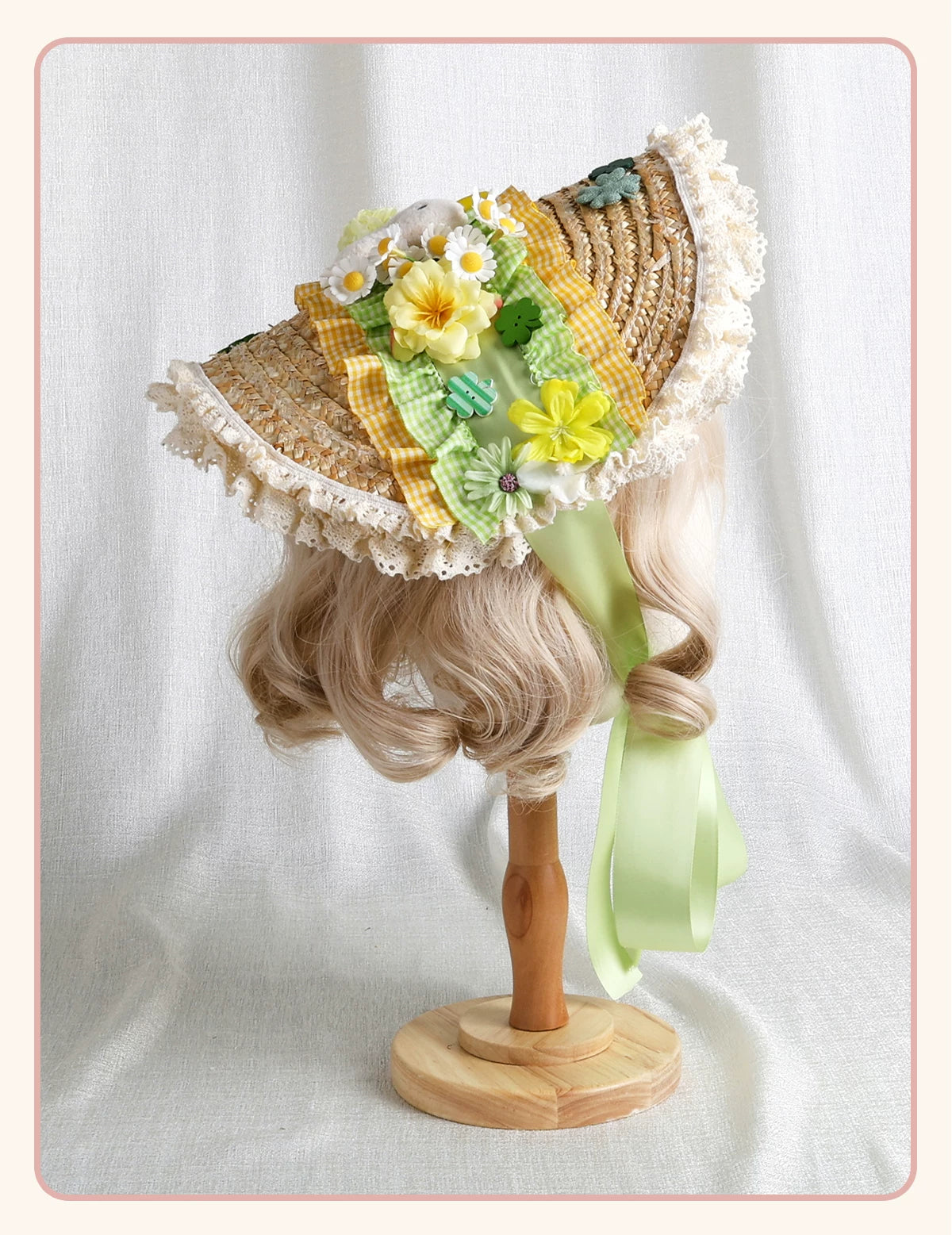 Stardust Rose - Pastoral Spring - Headwear with lace trim