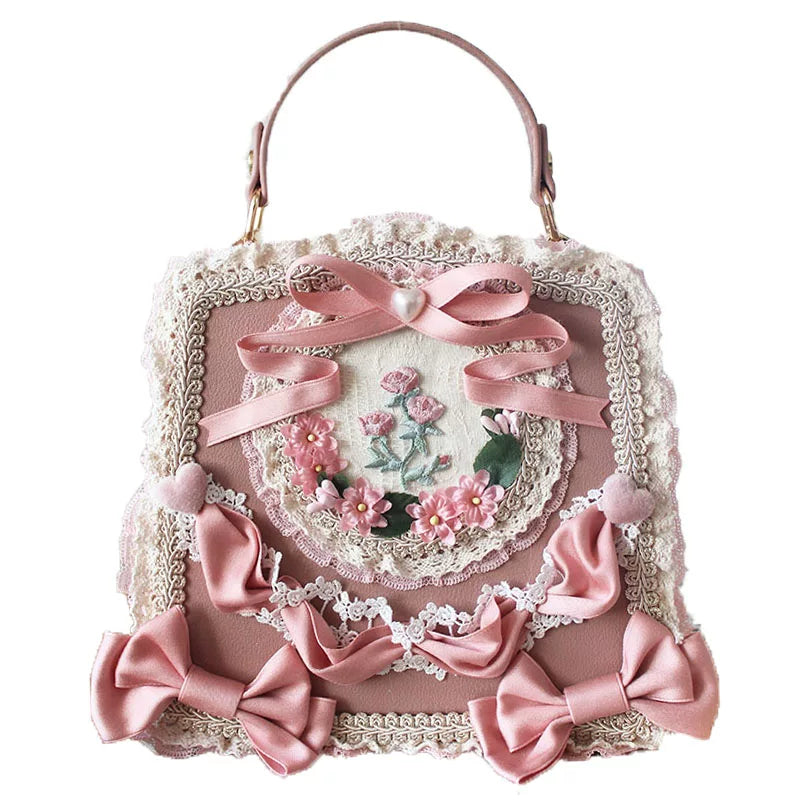 Sweet Lolita Floral Lace Bag Lolita accessory product view