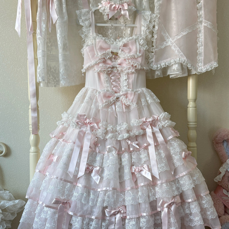PS Original - Sakura Snow Love Melody - Pastel pink Sweet Lolita