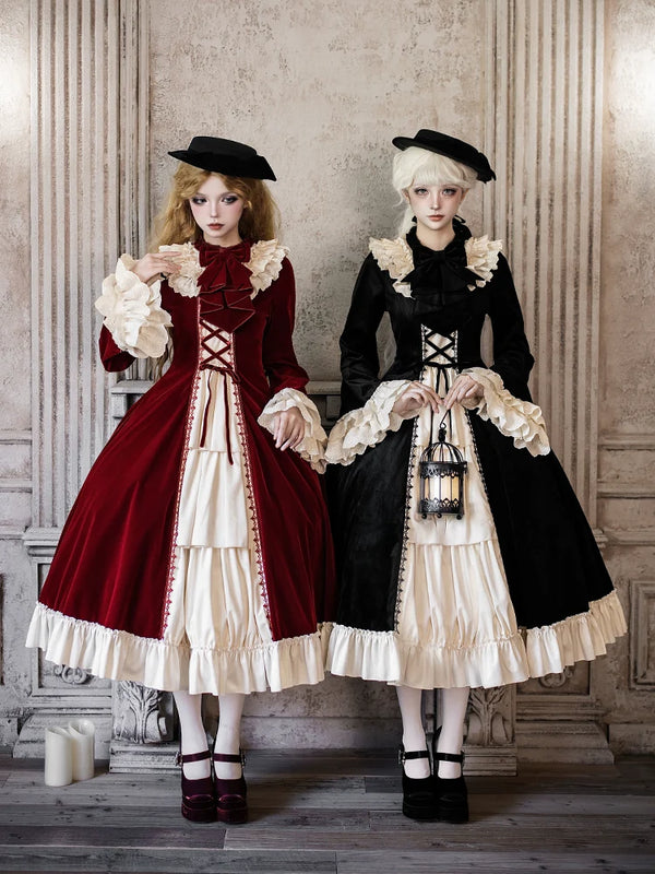 With PUJI - The Nutcracker - Winter Classic Lolita OP Dress, Front Opening product view