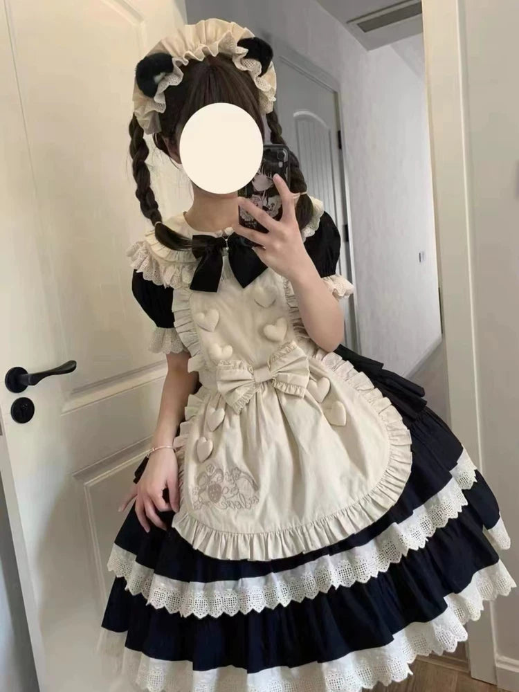 Gothic Maid Wardrobe Lolita Dress Set - view 5