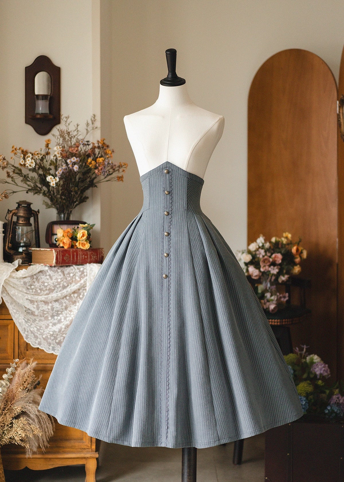 Forest Stationery - Classic Lolita SK Suit With Shirt And Coat (2XL L M S XL) 42087:725934