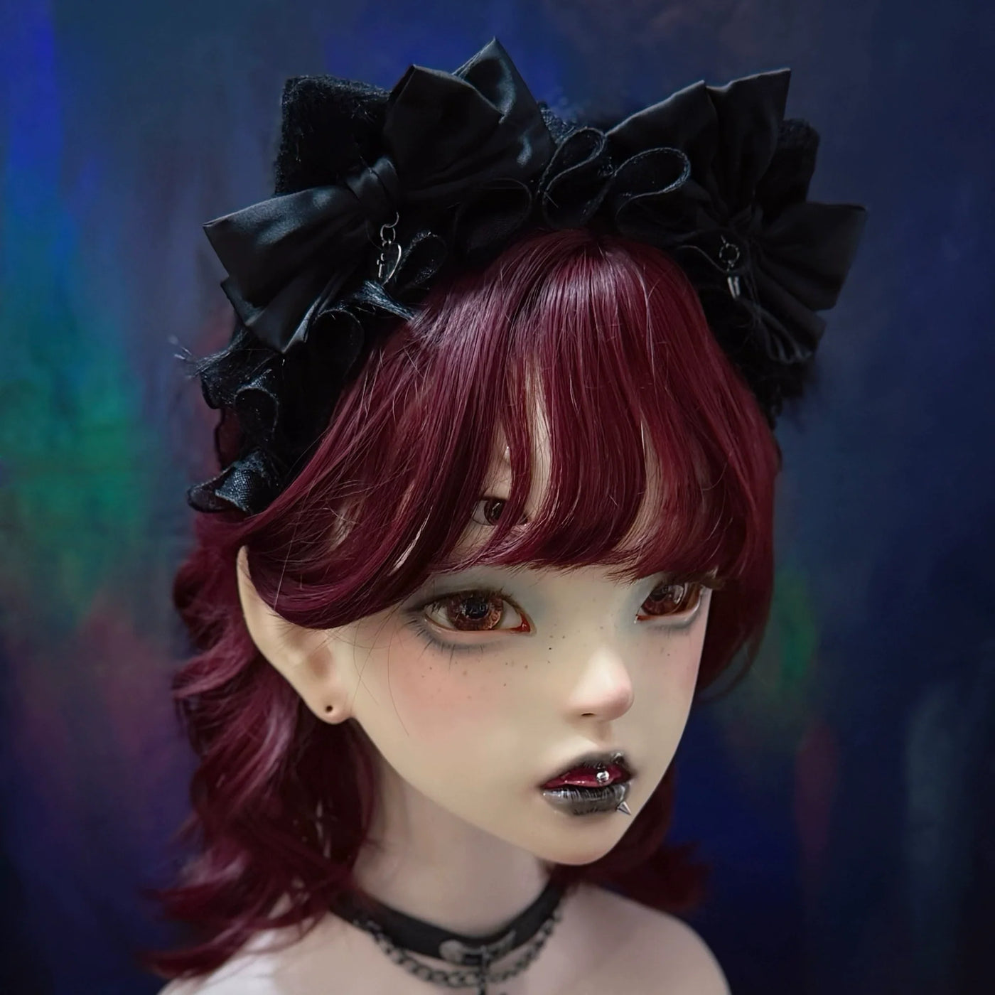 Strange Sugar - Plush Gothic Lolita KC with Cat Ears - Headwear