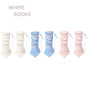 White + Blue + Pink 3-piece set / One Size
