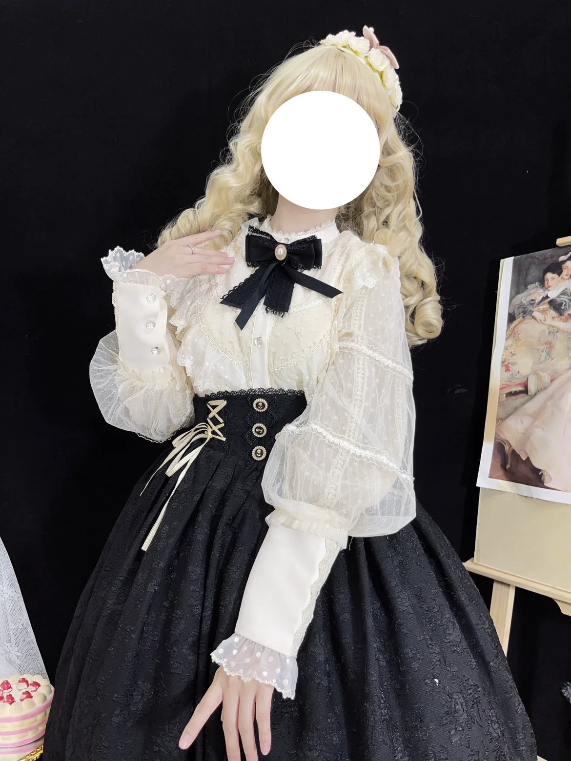 DMFS Lolita - Kawaii Lolita Shirt Winter Lolita - Shirt Innerwear