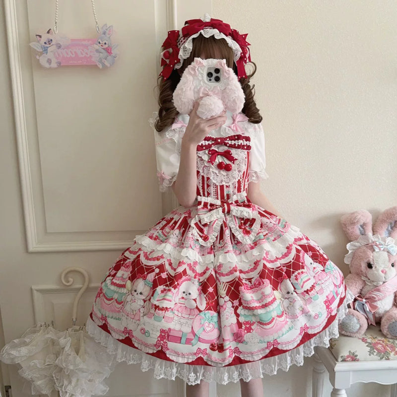 Hanguliang Cherry Bake Cherry JSK Dress