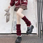 Button deep wine red (48cm) / One Size
