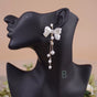 Style B -  3D Faux Flower Clip-on Earrings