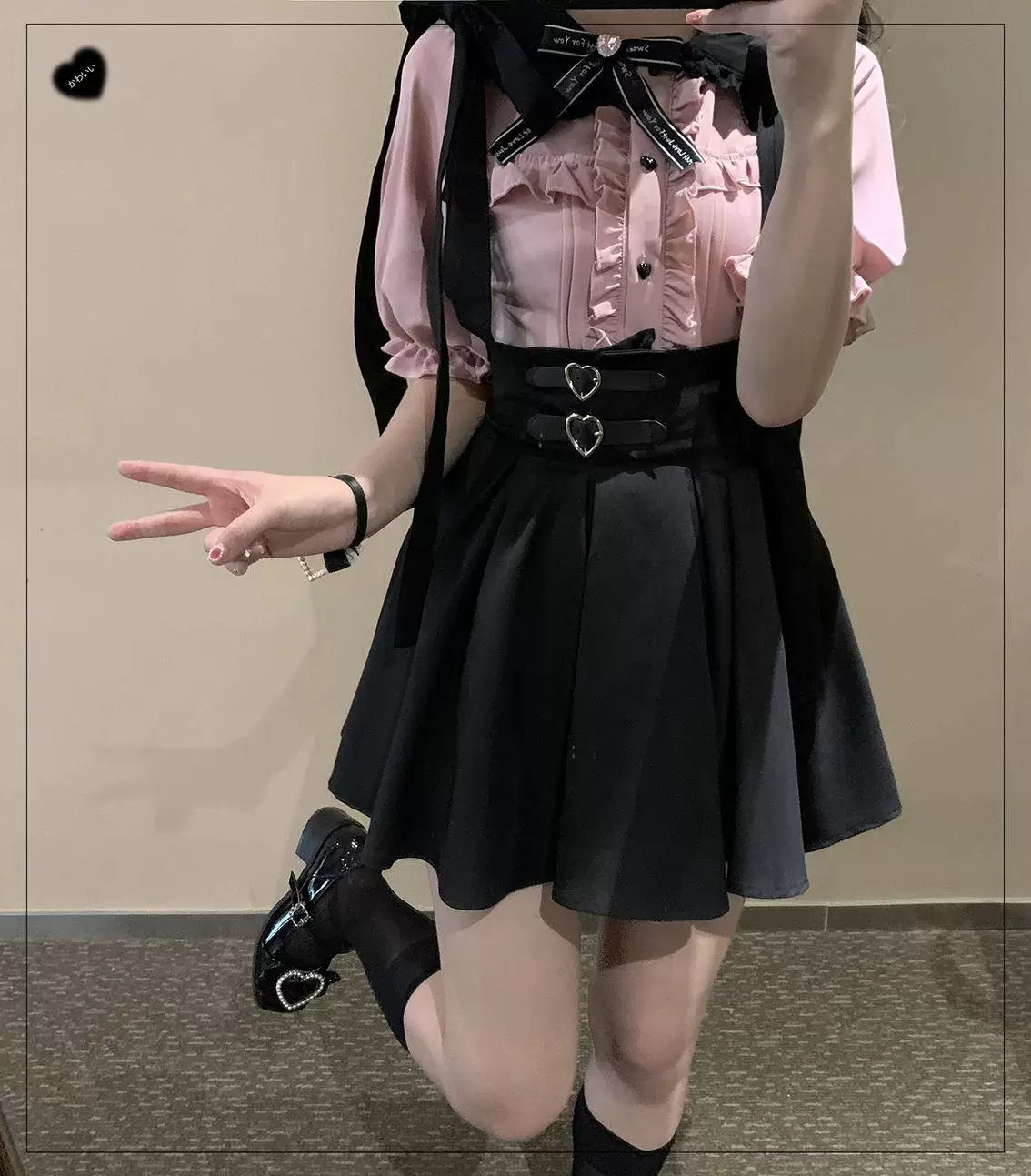Sweetheart Dream Machine - Love Imprisonment - JSK with Heart-Shaped Buckles