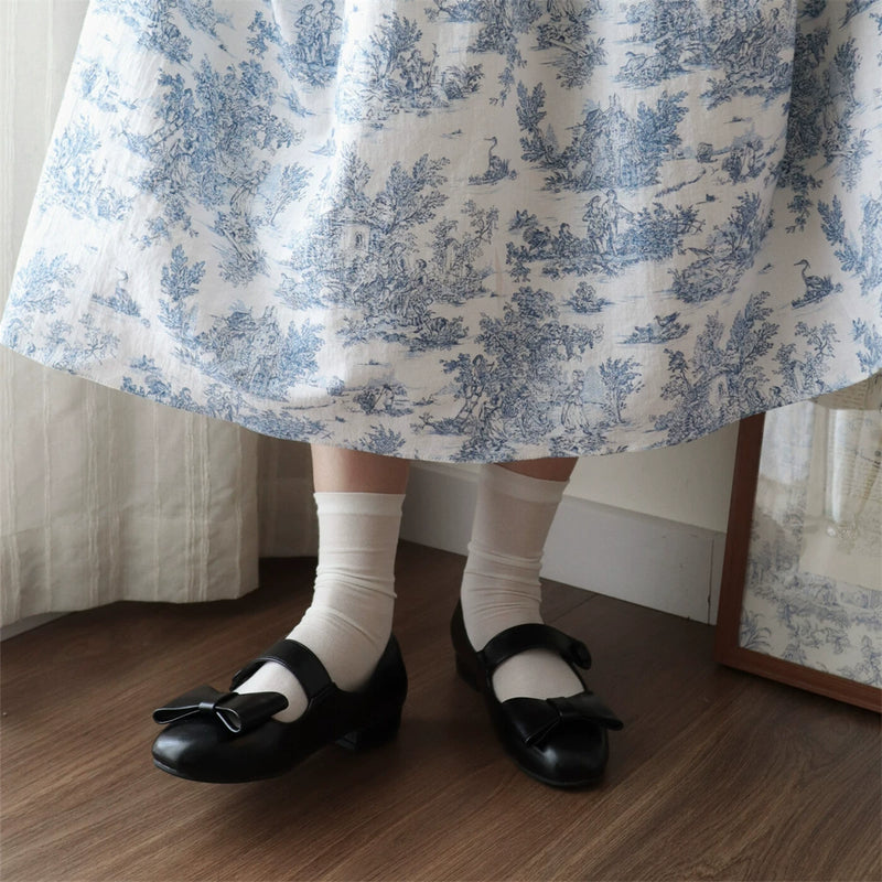 MODO Soft Candy New Edition Pointed-Toe Bow Lolita Shoes – design details – view 5