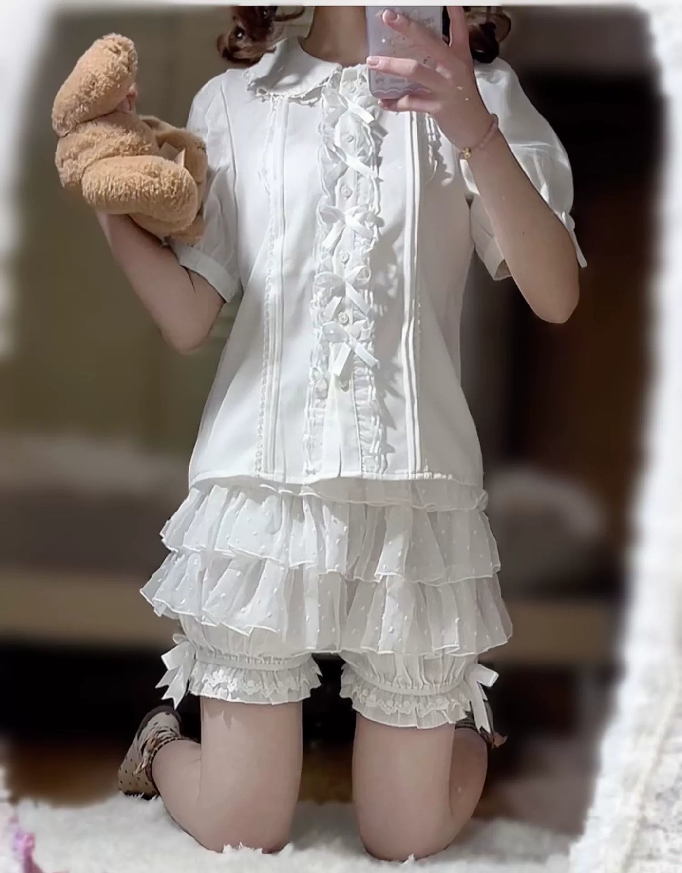 DMFS Lolita - Daily Lolita Bloomers - Lace Cake Shorts for Summer Wear Other Surprise