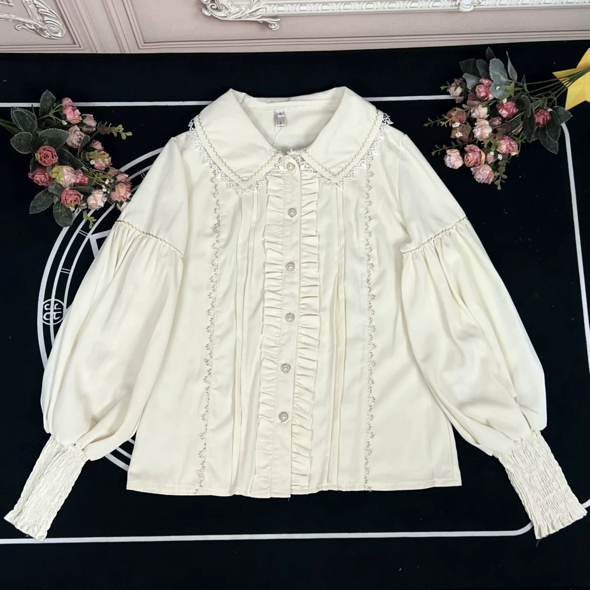 Dimeng Fenshi doll-collar leg-of-mutton sleeve Lolita blouse - view 6