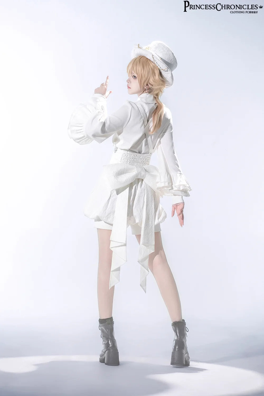 Princess Chronicles - Doll - Elegant Ouji Lolita White Hat