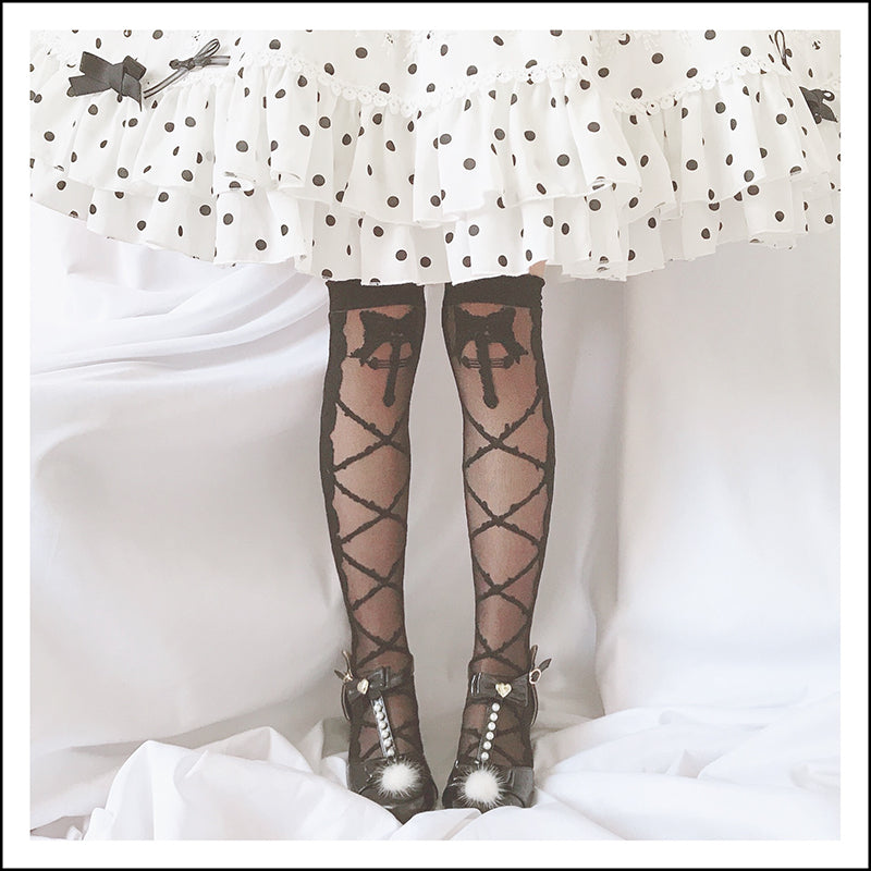 Roji Roji - Thorn Kiss - Lolita Thigh Stockings Lolita Pantyhose