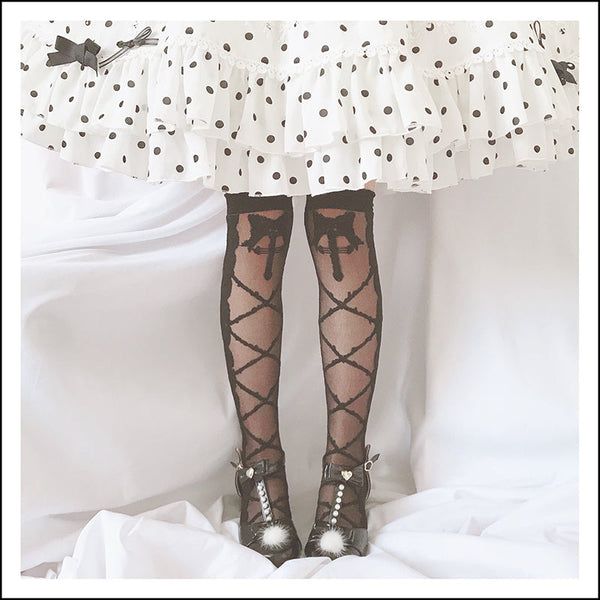 Roji Roji - Thorn Kiss - Lolita Thigh Stockings Lolita Pantyhose