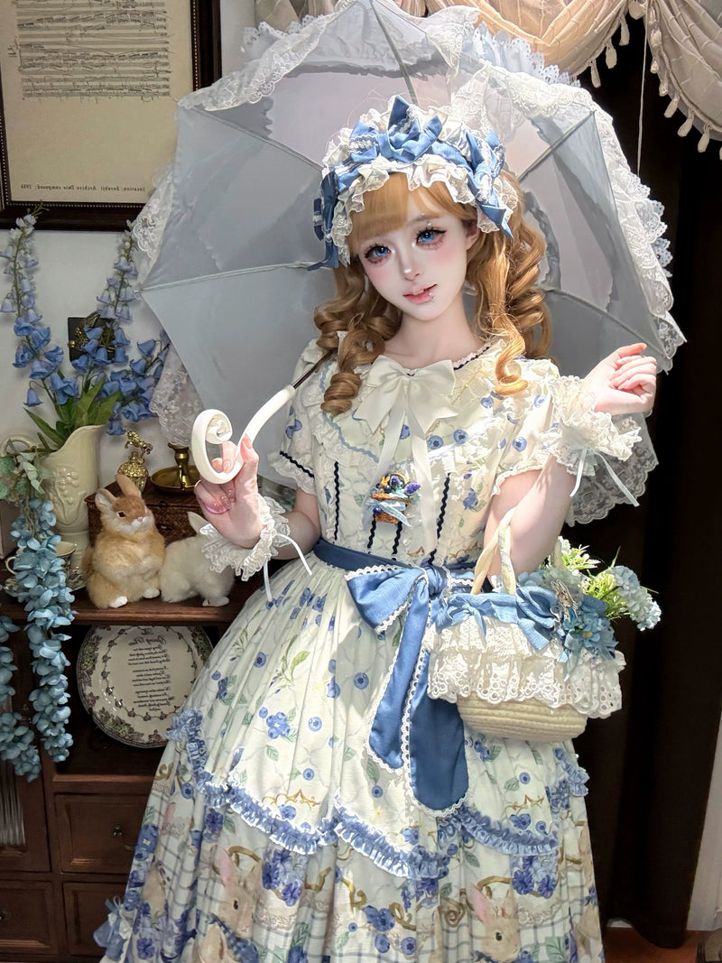Doll Poetry - Blueberry Letter - Pastoral Sweet Lolita tea-length