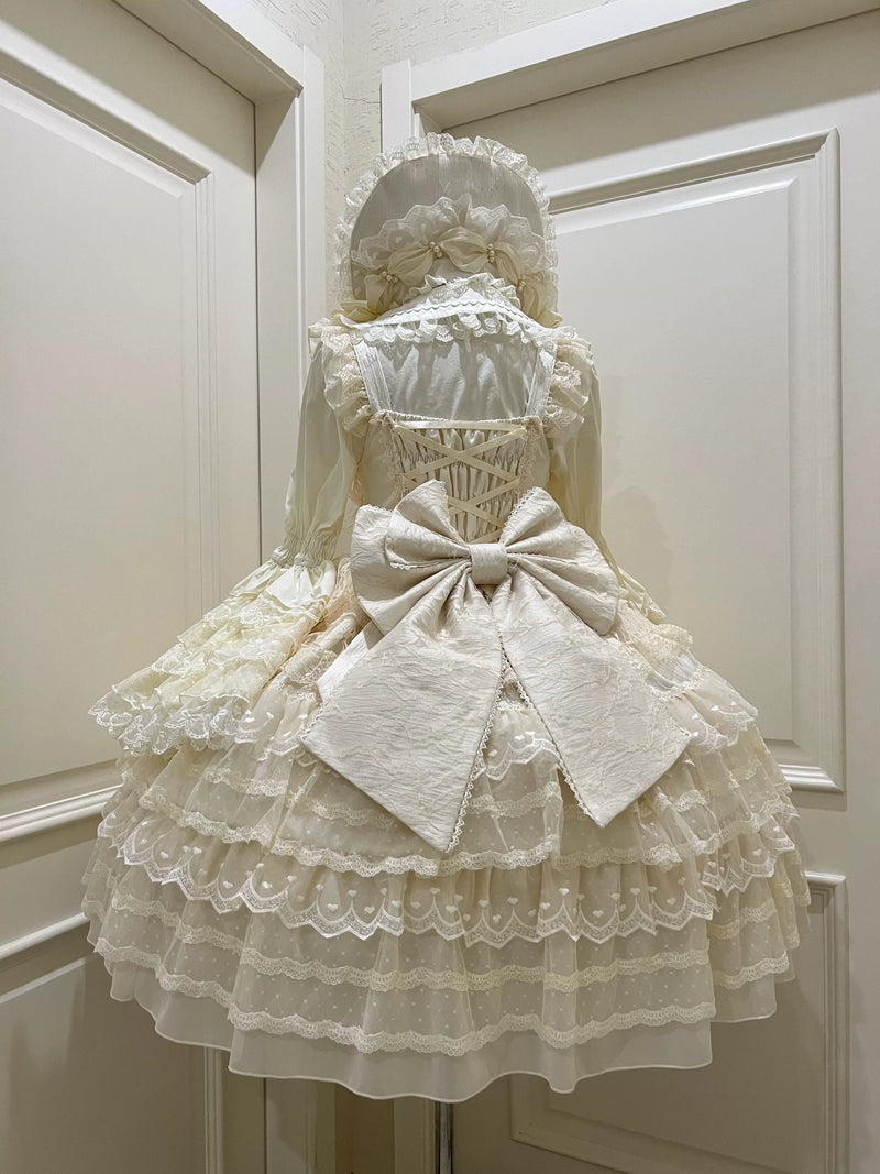 White Sugar Girl - Dream Prelude - Sweet lolita doll-style JSK dress
