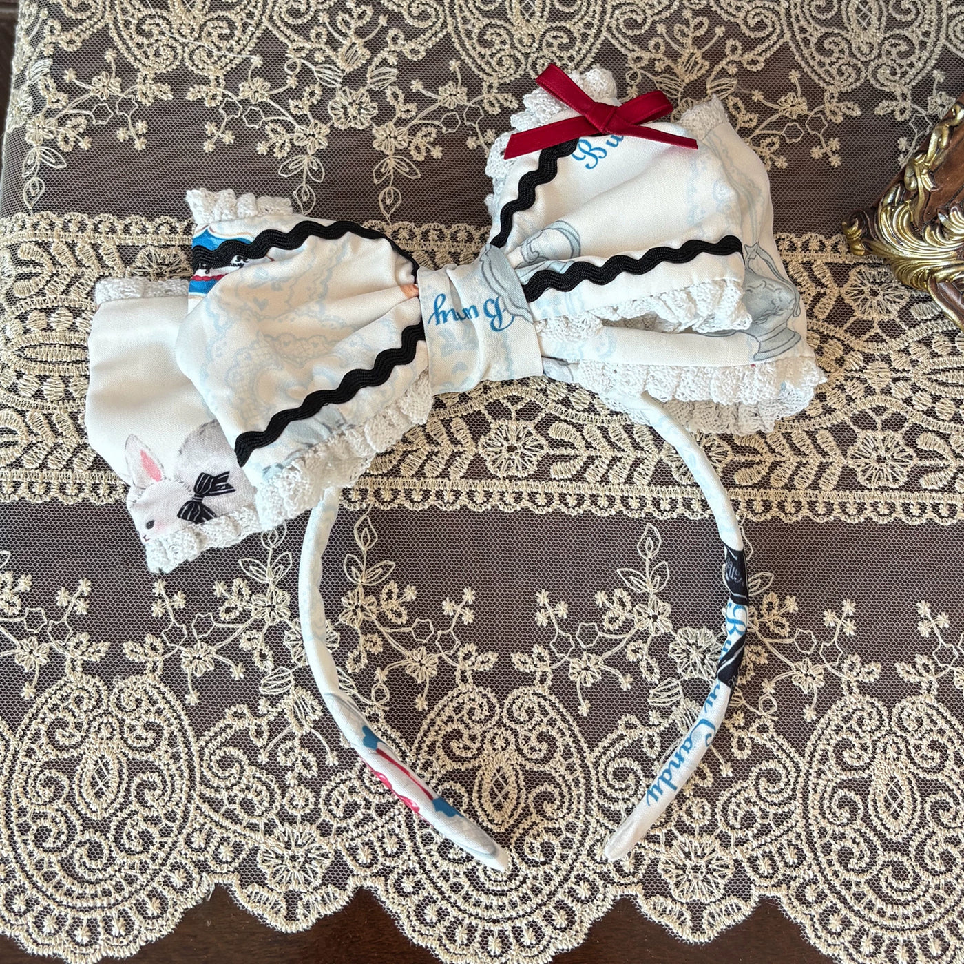 Mystery Rabbit Tea Party - Alice OP / JSK Lolita Dress - detail view 19