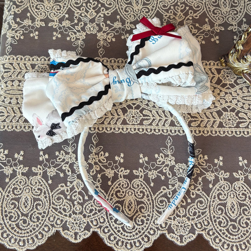 TwilightCrush - Mystery Rabbit Tea Party - Alice OP / JSK Lolita Dress - detail view 19