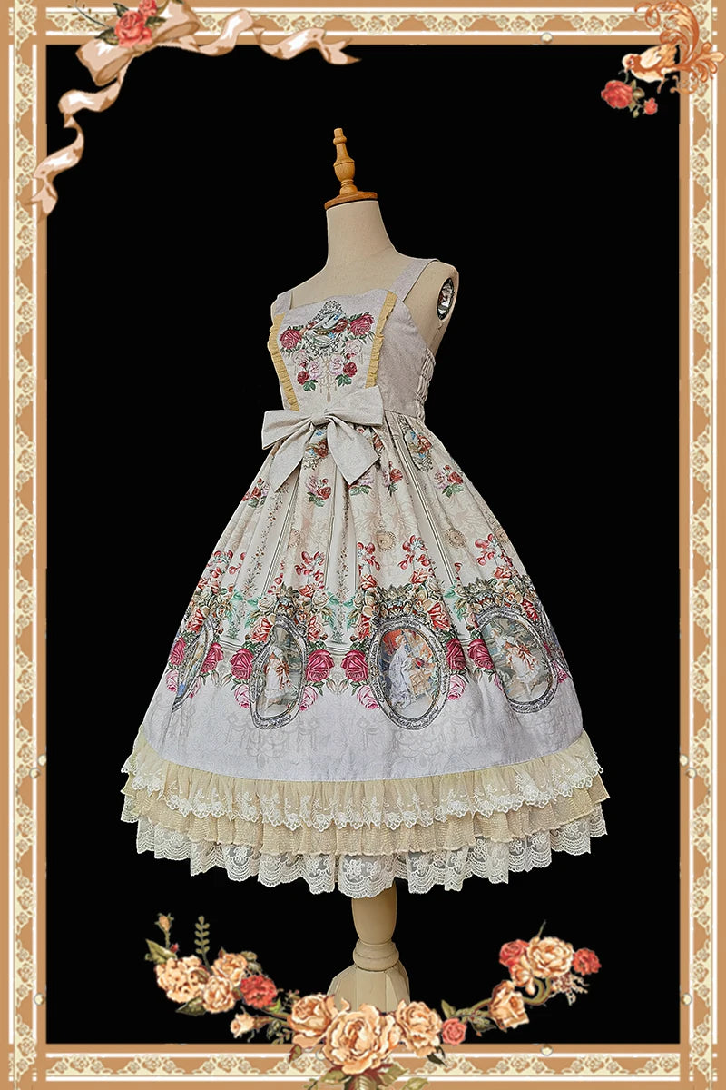 Infanta - Royal Fresco - Brushed Print JSK