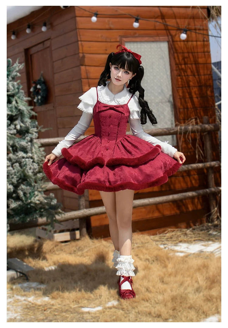 With PUJI - Sweet Lolita Innerwear Autumn and - Winter Lolita Sweater Other Surprise
