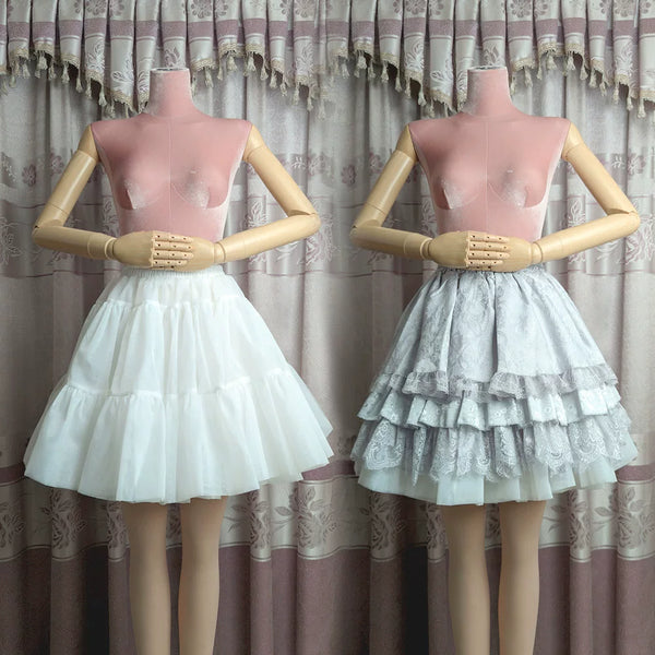 Hoop-Free Lolita Petticoat - 45/60 cm, Everyday or High Volume — additional product view